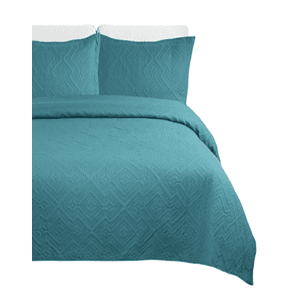 Cubrecama Quilt Verano King Unicolor Ligero E1