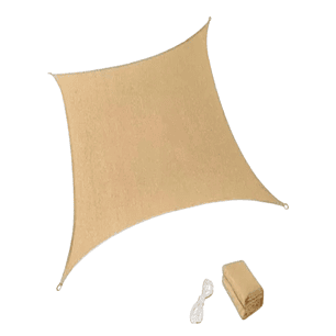 Lona Toldo Vela Sombra 2x2m Protección UV Exterior