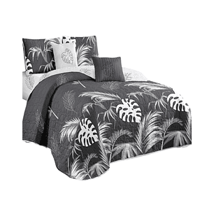 Cubrecama Quilt Verano 2 Plazas + 2 Fundas Almohada D4