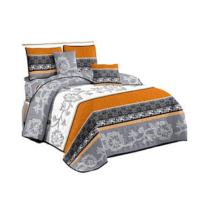 Cubrecama Quilt Verano 2 Plazas + 2 Fundas Almohada D5