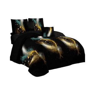 Cubrecama Quilt Verano 2 Plazas + 2 Fundas Almohada D7