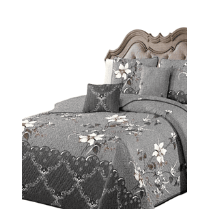 Cubrecama Quilt Verano 2 Plazas + 2 Fundas Almohada D19