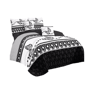 Cubrecama Quilt Verano King + 2 Fundas Almohada DA1