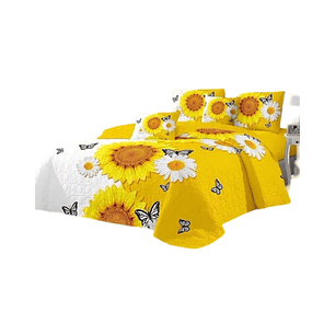 Cubrecama Quilt Verano King + 2 Fundas Almohada DA11