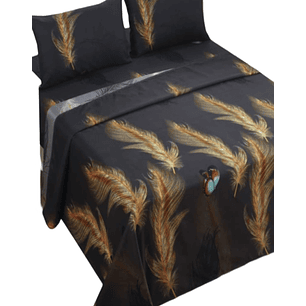 Sábana 2 Plaza de 144 Hilos Algodón Suave 8O3