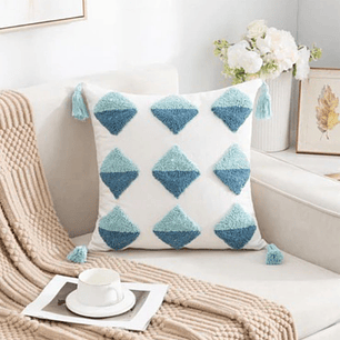 SET 4 FUNDA PARA COJIN MODELO BOHO 45X45