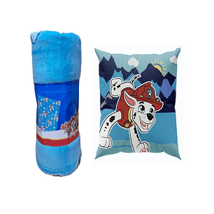 Pack Manta Infantil + Cojín Niño Diseño Animado 19o3
