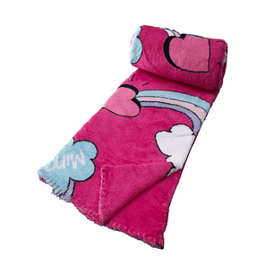 Manta Infantil Niña Diseño Animado 127x152 Suave 19o2