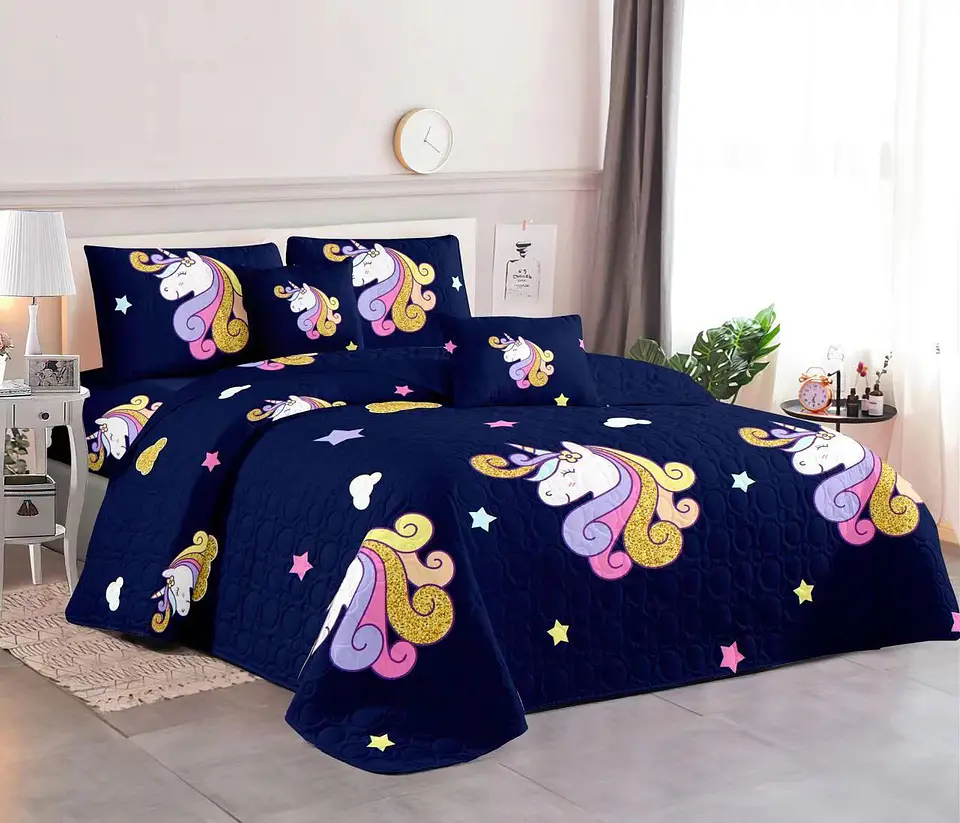 Cobertor Quilt De Verano Reversibles 1.5 Plaza 1
