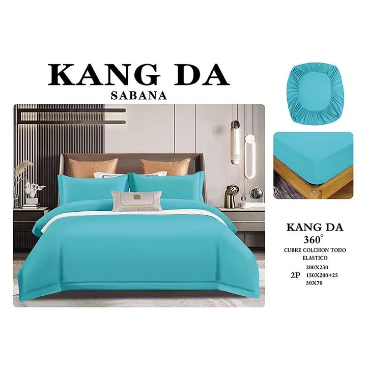 JUEGO DE SABANAS king + FUNDAS 200 HILOS 1