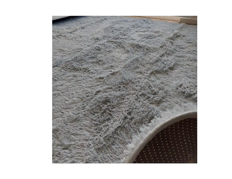 Alfombra Peludas 150X200Cm Gris 1