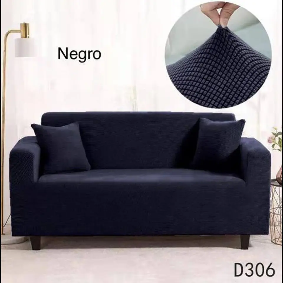 Fundas Sillon Sofa Texturizada Y Elasticadas 3 Cuerpos 1