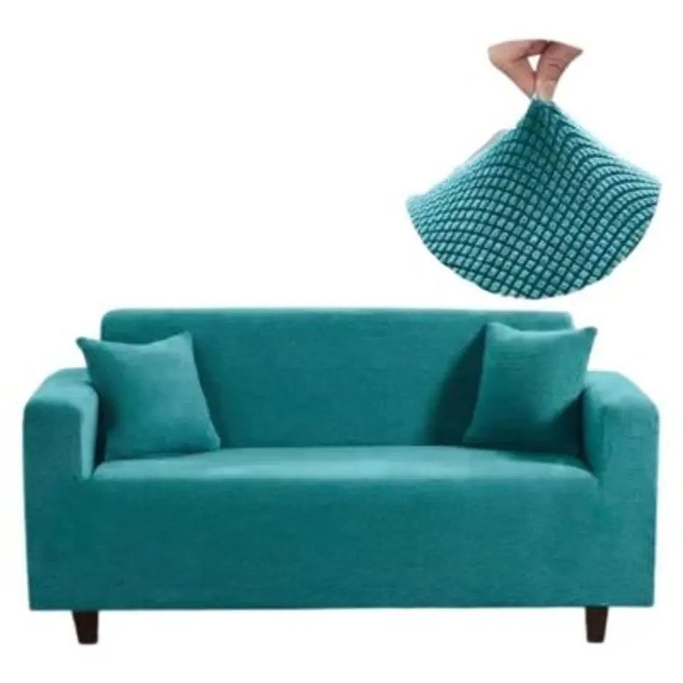 Fundas Sillon Sofa Elasticada Y Texturizadas 2 Cuerpos 1