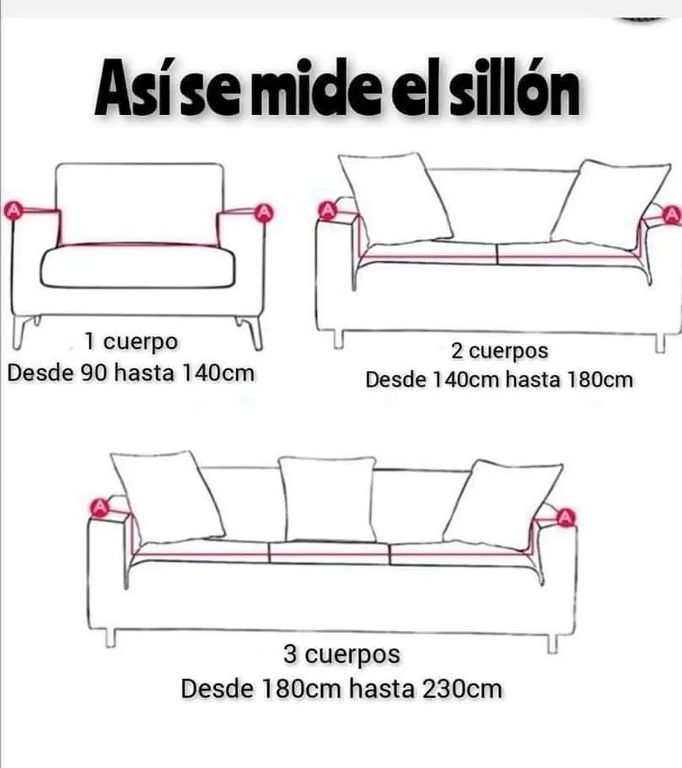 Funda Cubre Sofá Faralao Pack 3-1-1 Cuerpos 2
