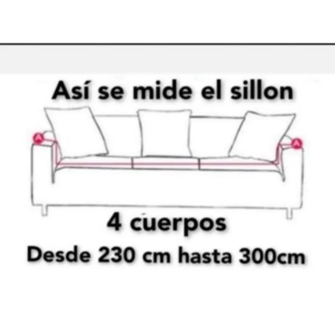 Fundas Sillón Sofá Elasticadas 4 Cuerpos Para Sofa Hasta 300Cm 1