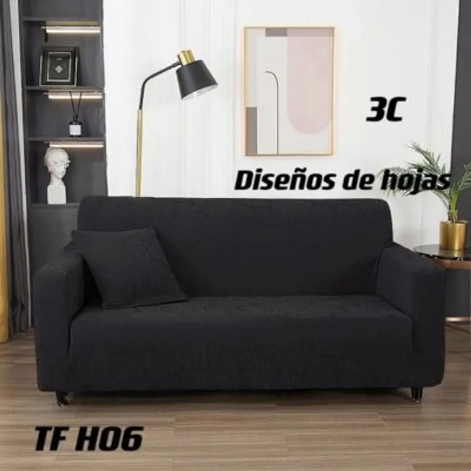 Fundas Sillon Sofa Texturizada Y Elasticadas 3 Cuerpos 1
