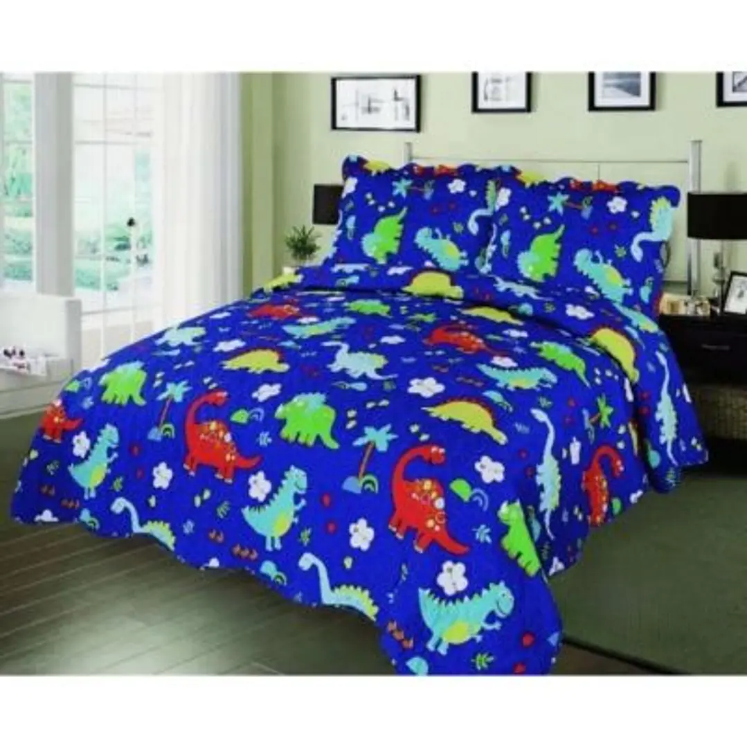 Cubrecama Quilt 1.5 Plaza Reversibles 1