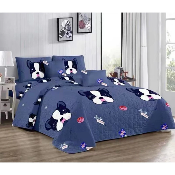 Cubrecama Quilt 1.5 plaza reversibles 1