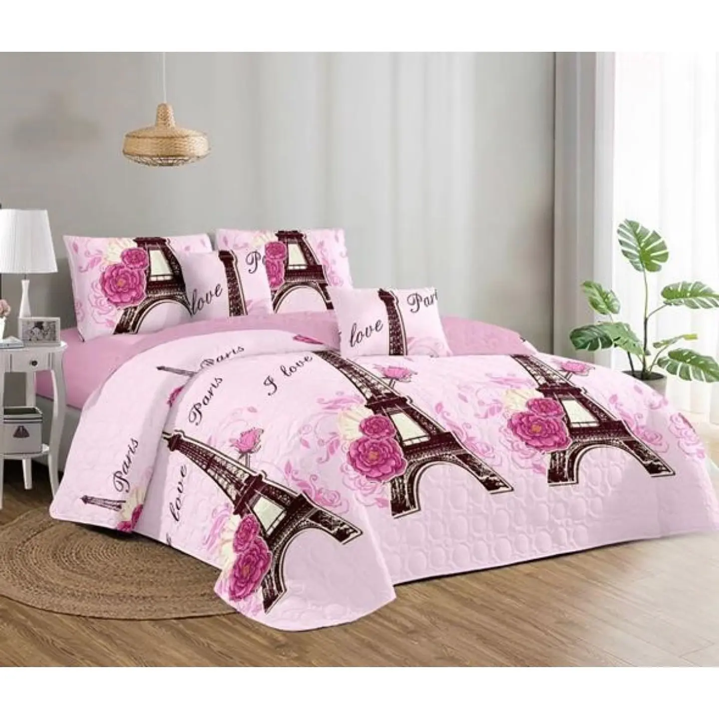 Cubrecama Quilt De Verano 1.5 Plaza 1