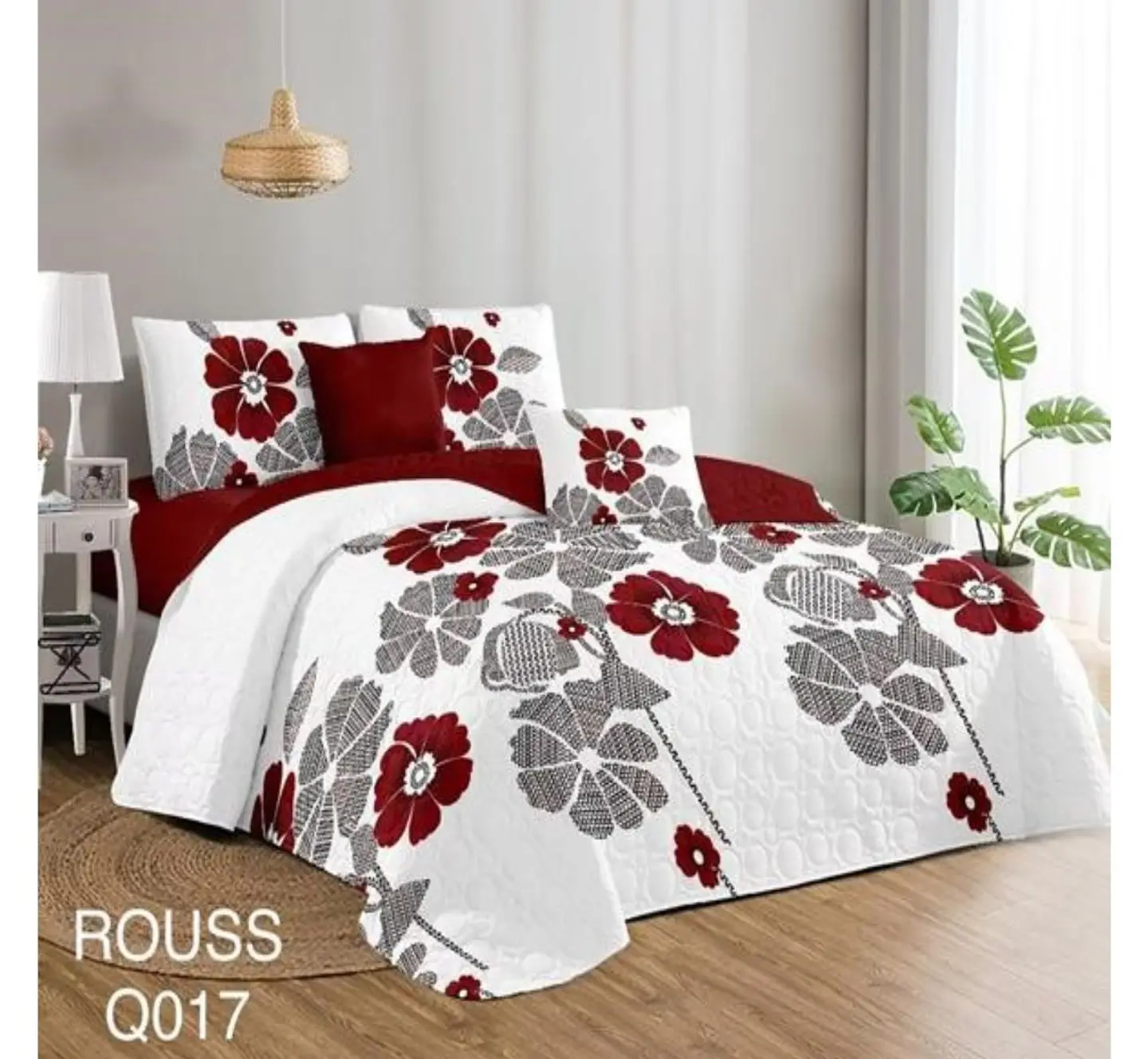 Cubrecama Quilt 2 Plaza Reversibles 1