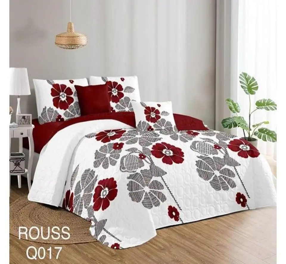 Cubrecama Quilt 2 Plaza Reversibles 1