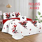 Cubrecama Quilt 1.5 Plaza Reversibles - Miniatura 1