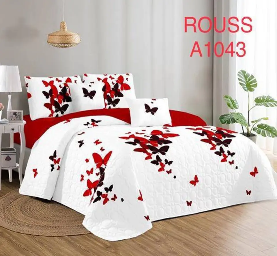 Cubrecama Quilt 1.5 Plaza Reversibles 1