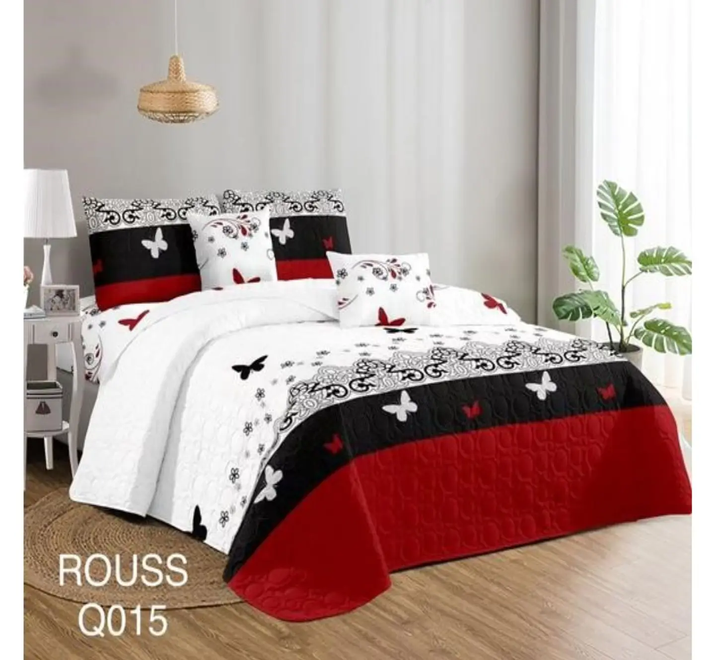 Cubrecama Quilt 1.5 Plaza Reversibles 1