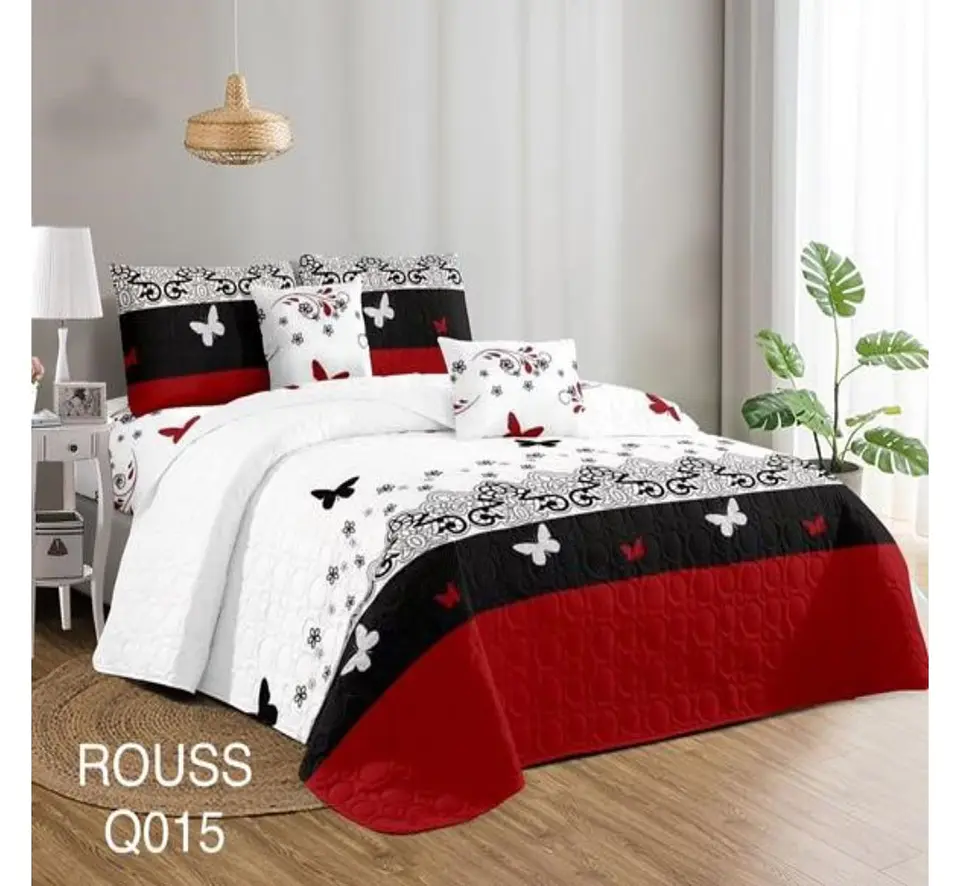 Cubrecama Quilt 1.5 Plaza Reversibles 1