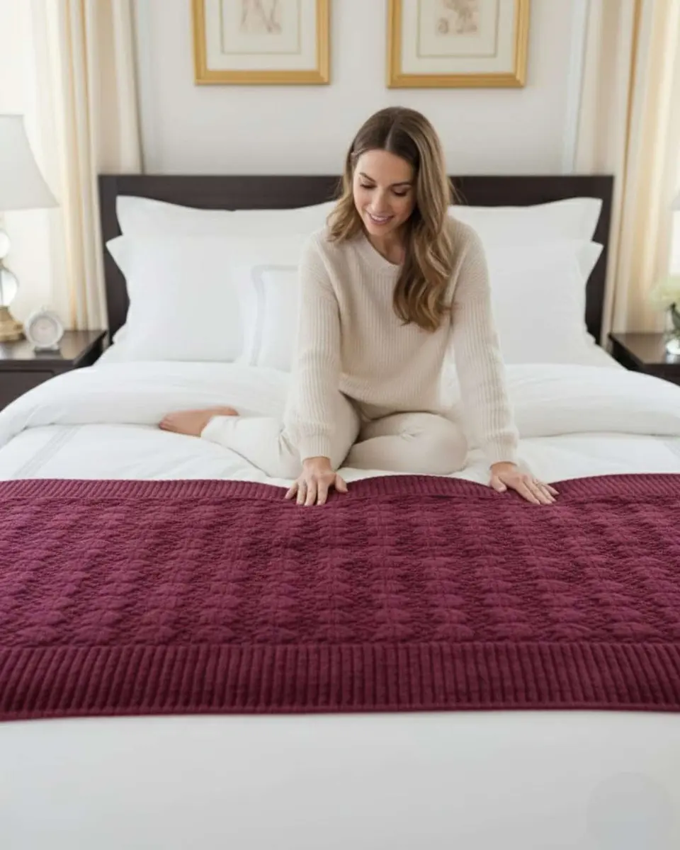 Bufanda de Cama Plush Premium Confort Termico 5