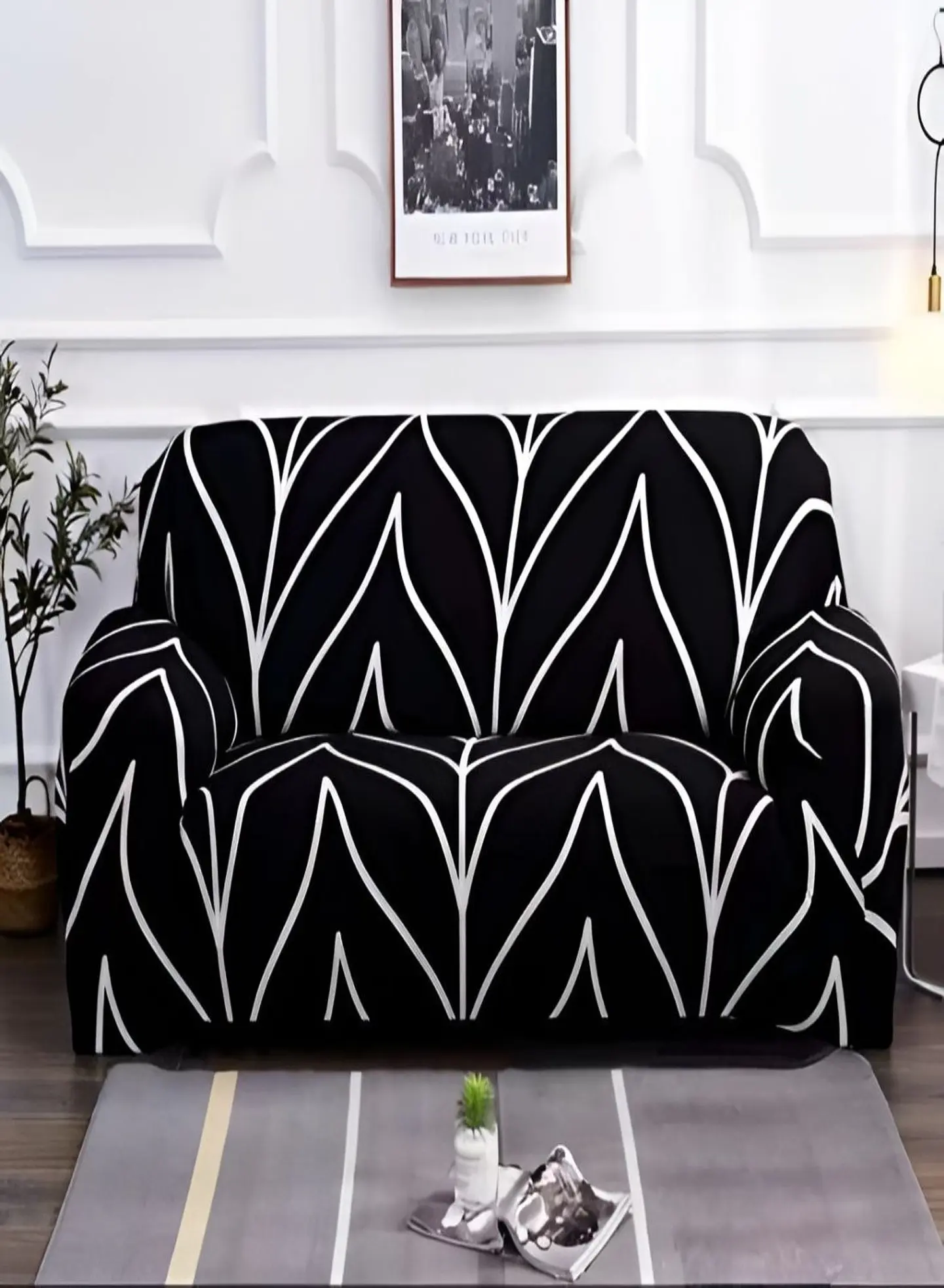 FUNDAS ELASTICADAS PARA SOFA DE 1 CUERPO 3