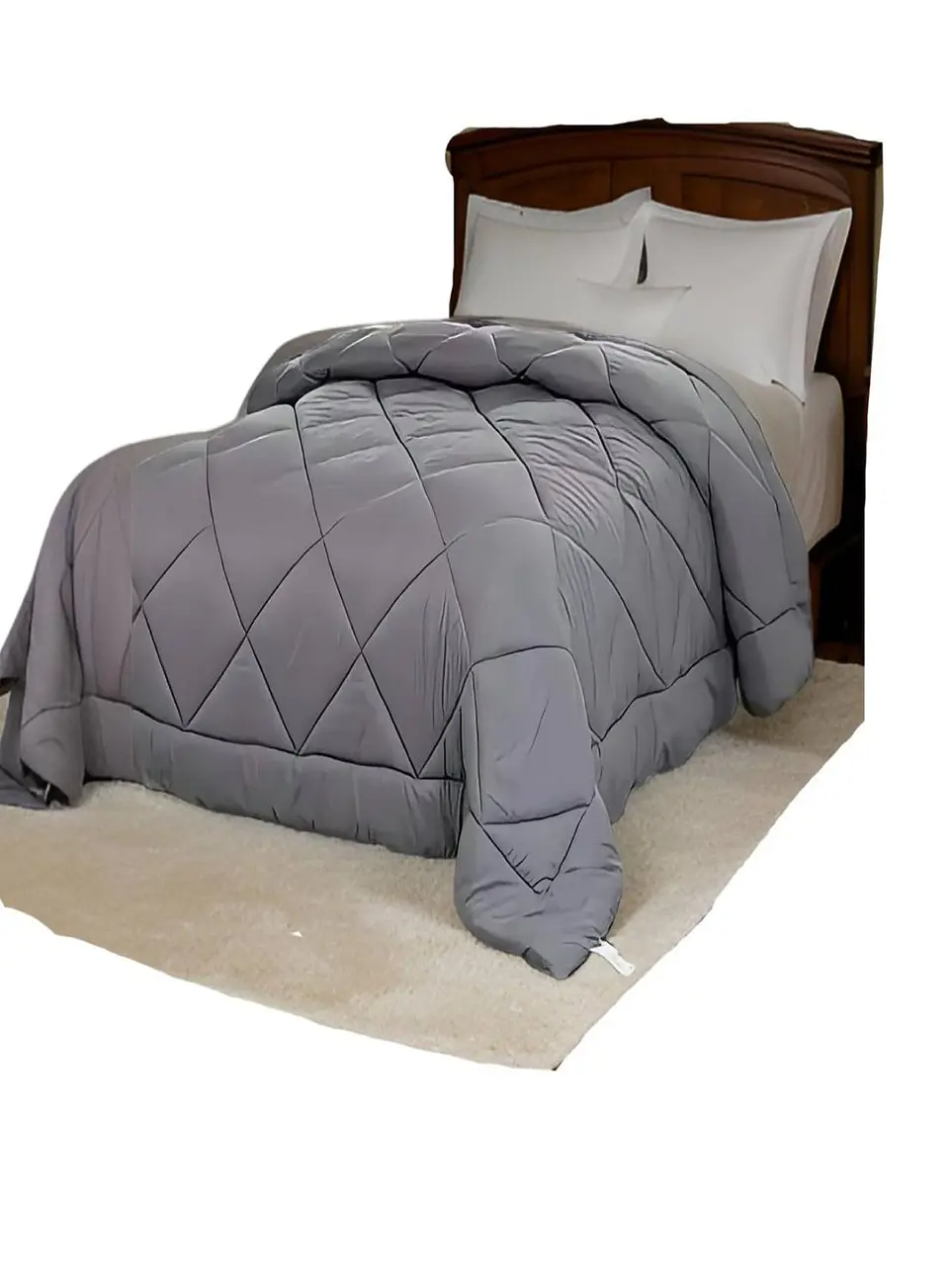 PLUMON NORDICO DE SEDA 1,5 PLAZA 200X230CM GRIS 2