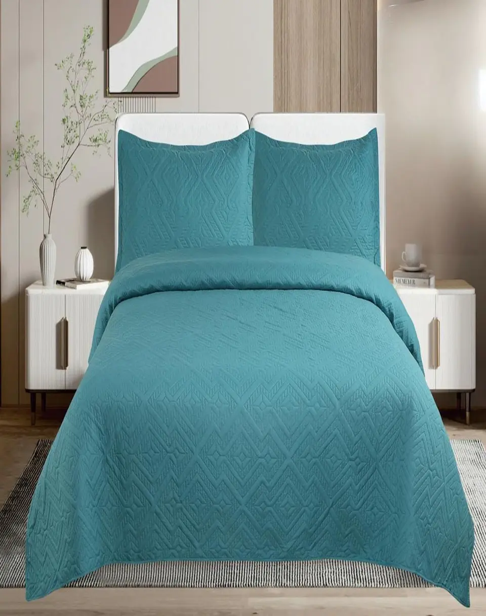 CUBRECAMA COBERTOR QUILT 2 PLAZA 3