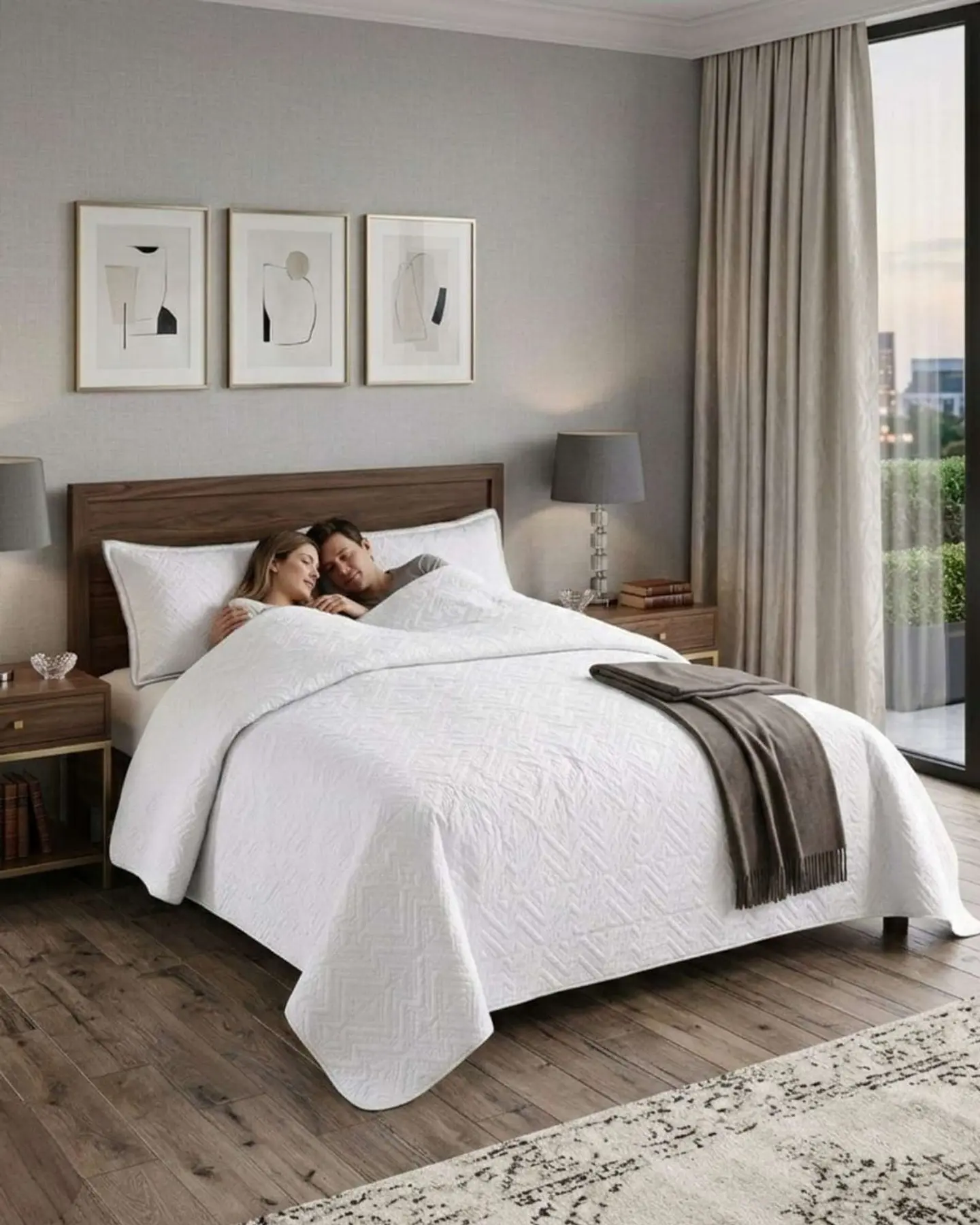 Quilt de Verano Transpirable, Ligero y Elegante king 5