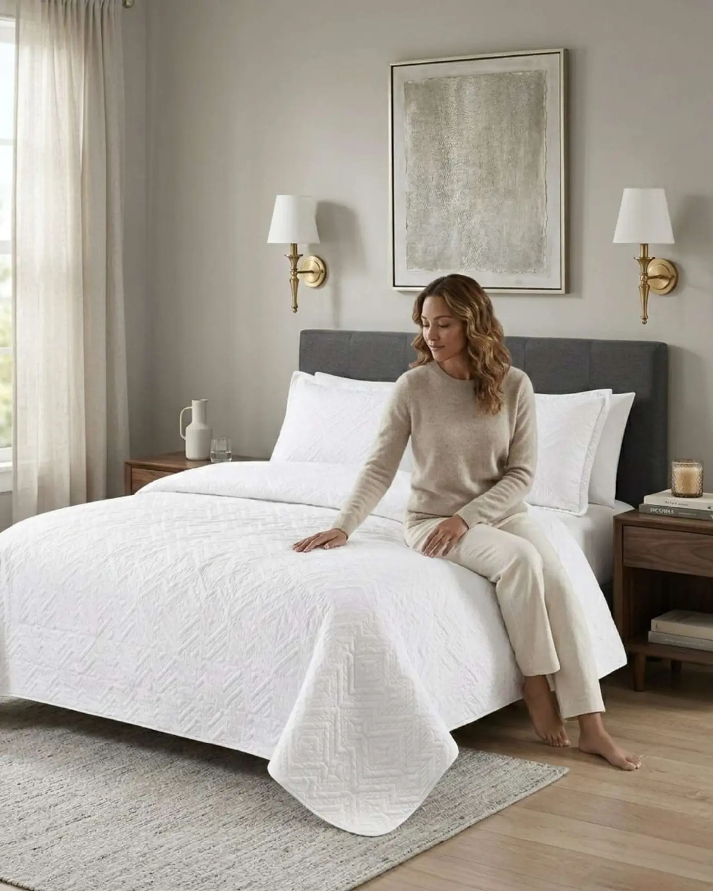 Quilt de Verano Transpirable, Ligero y Elegante plaza y media 4