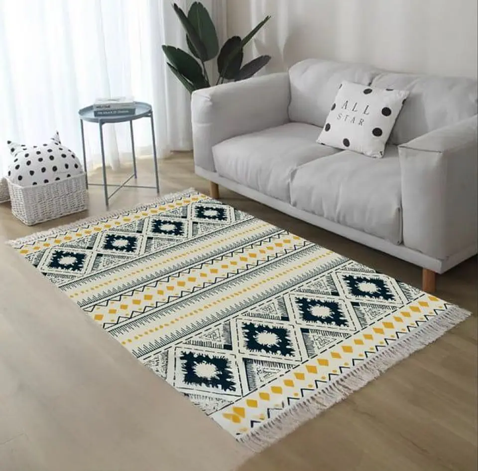 ALFOMBRA TAPETE DE LINO PARA LIVING COMEDOR DORMITORIO 3