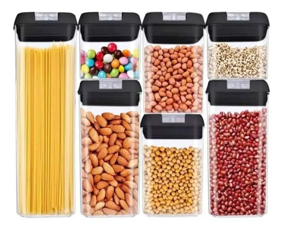 Juego de 7 Envases Organizadores Contenedores de Alimentos 1