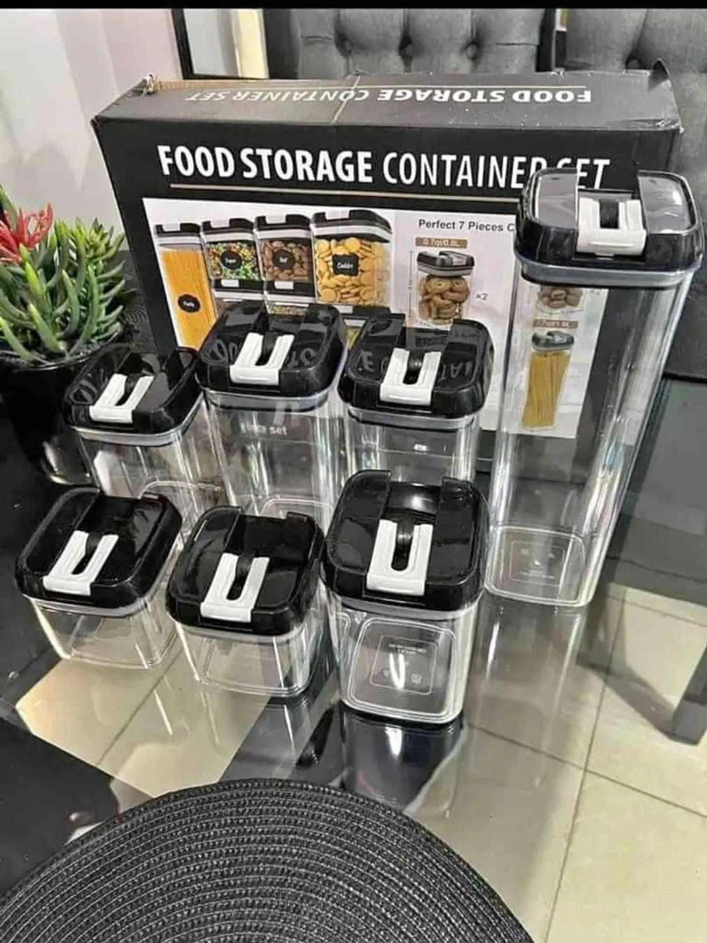 Juego de 7 Envases Organizadores Contenedores de Alimentos 3