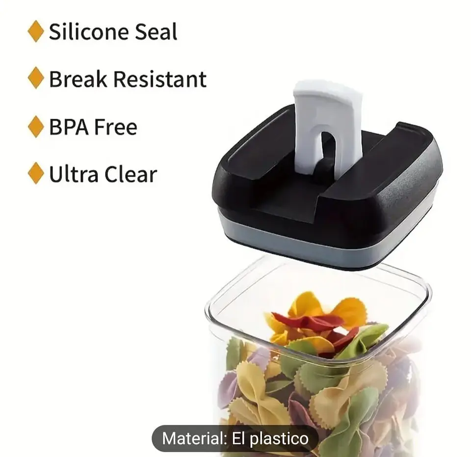 Juego de 7 Envases Organizadores Contenedores de Alimentos 6