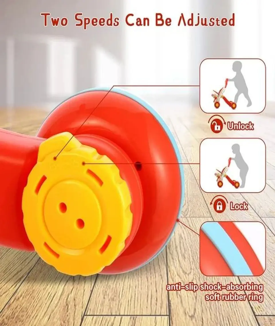 Andadera corre pasillo Musical Para Bebe Con Tablero Juegos 3