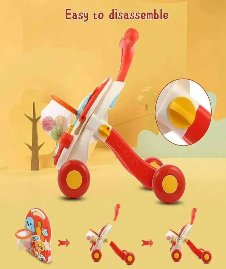Andadera corre pasillo Musical Para Bebe Con Tablero Juegos 5
