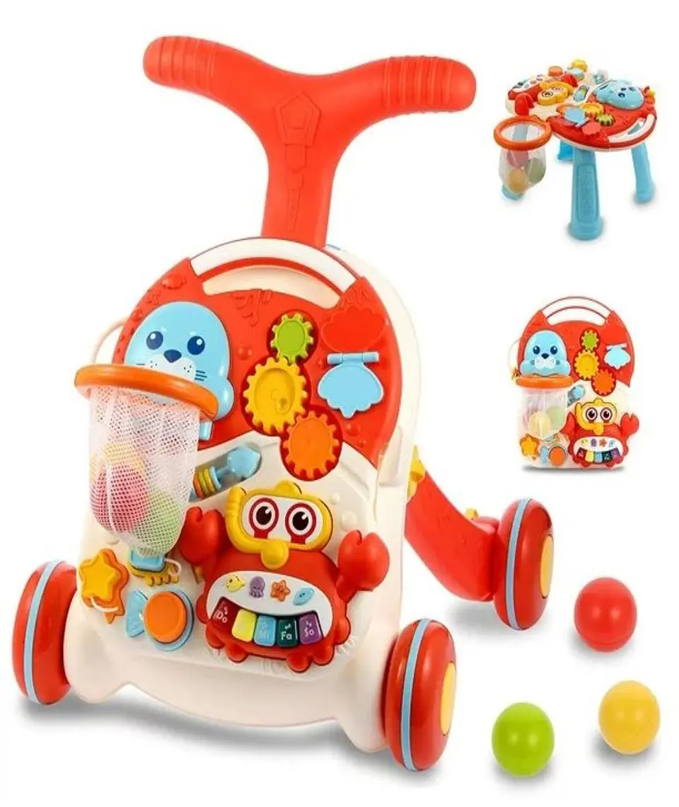 Andadera corre pasillo Musical Para Bebe Con Tablero Juegos 6
