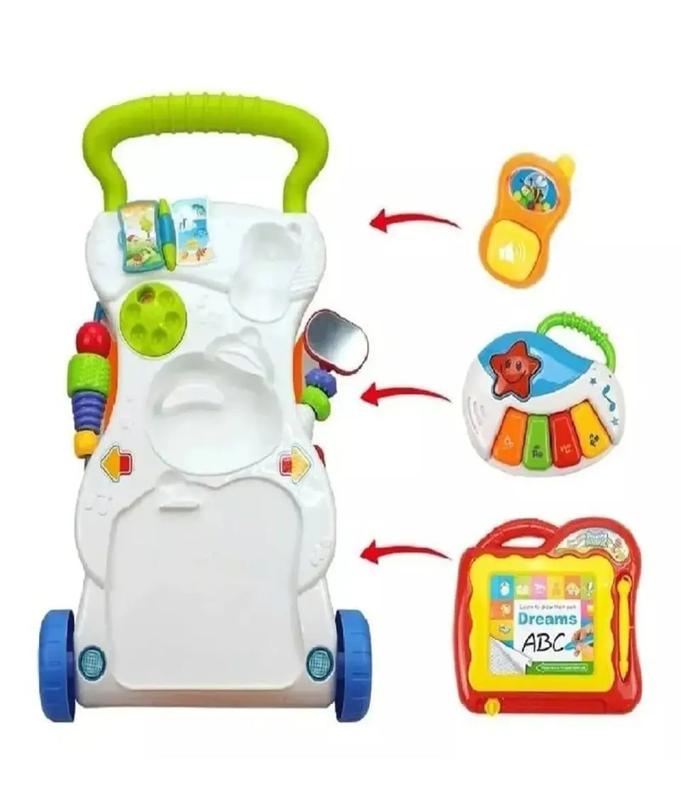 Correpasillo Andador para bebe 2 en 1 musical y didáctico 2