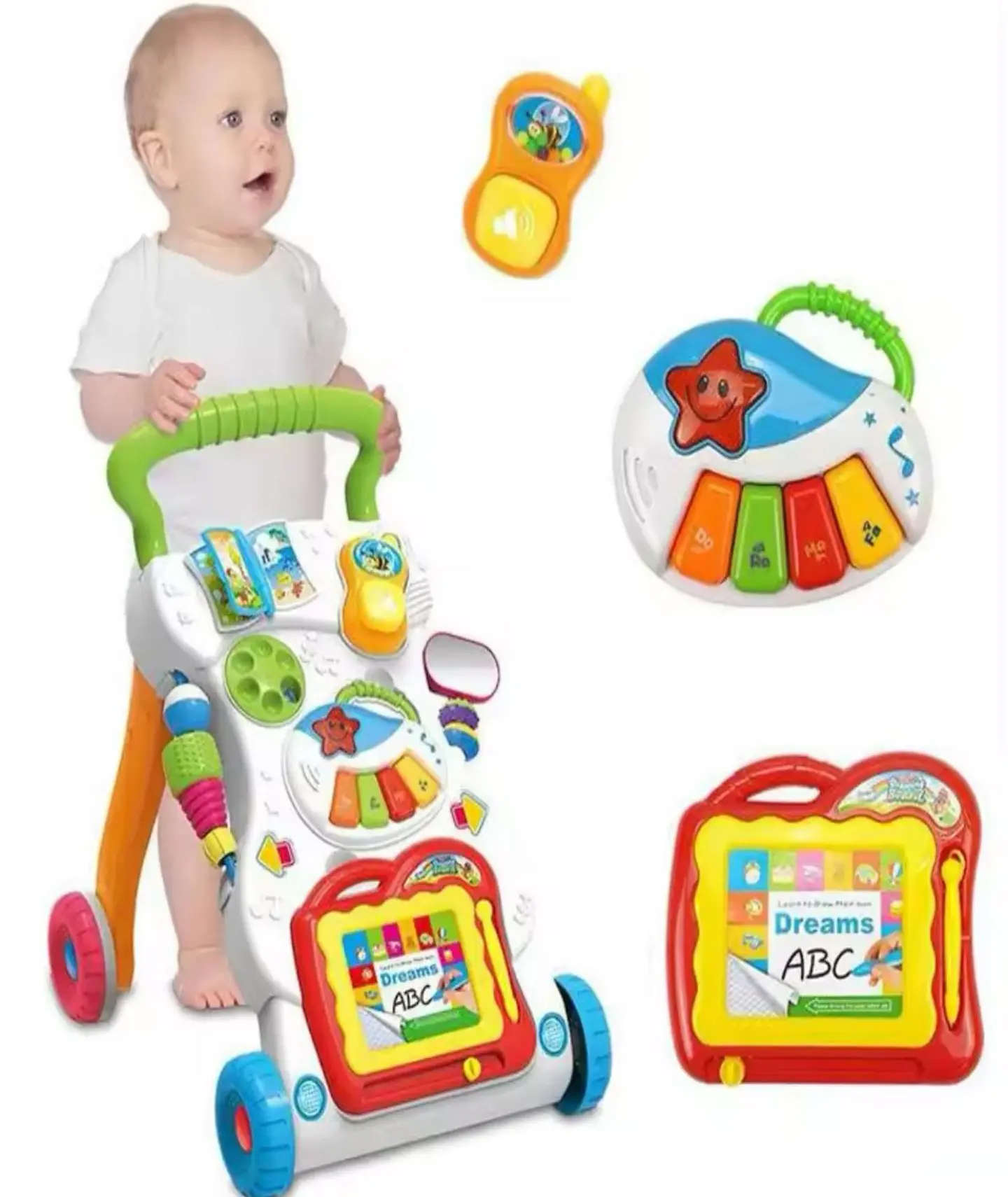 Correpasillo Andador para bebe 2 en 1 musical y didáctico 5
