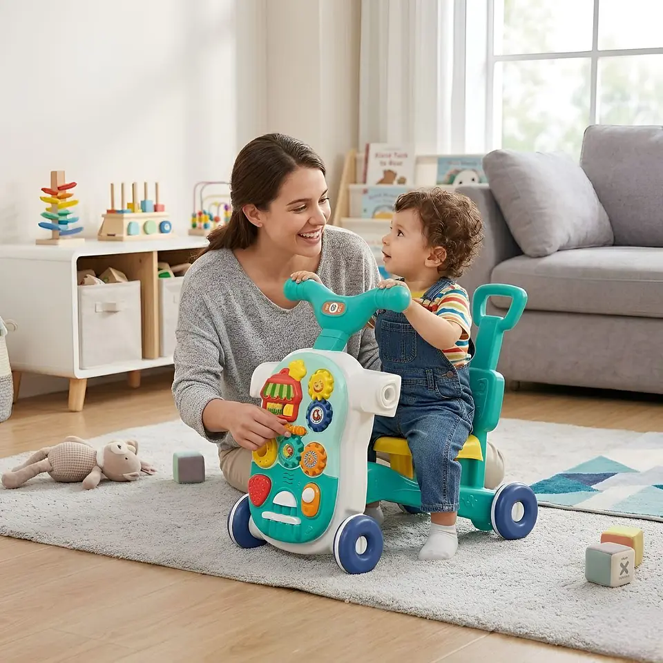 Andador Multifuncional 4 En 1 Centro Actividades Bebé 1