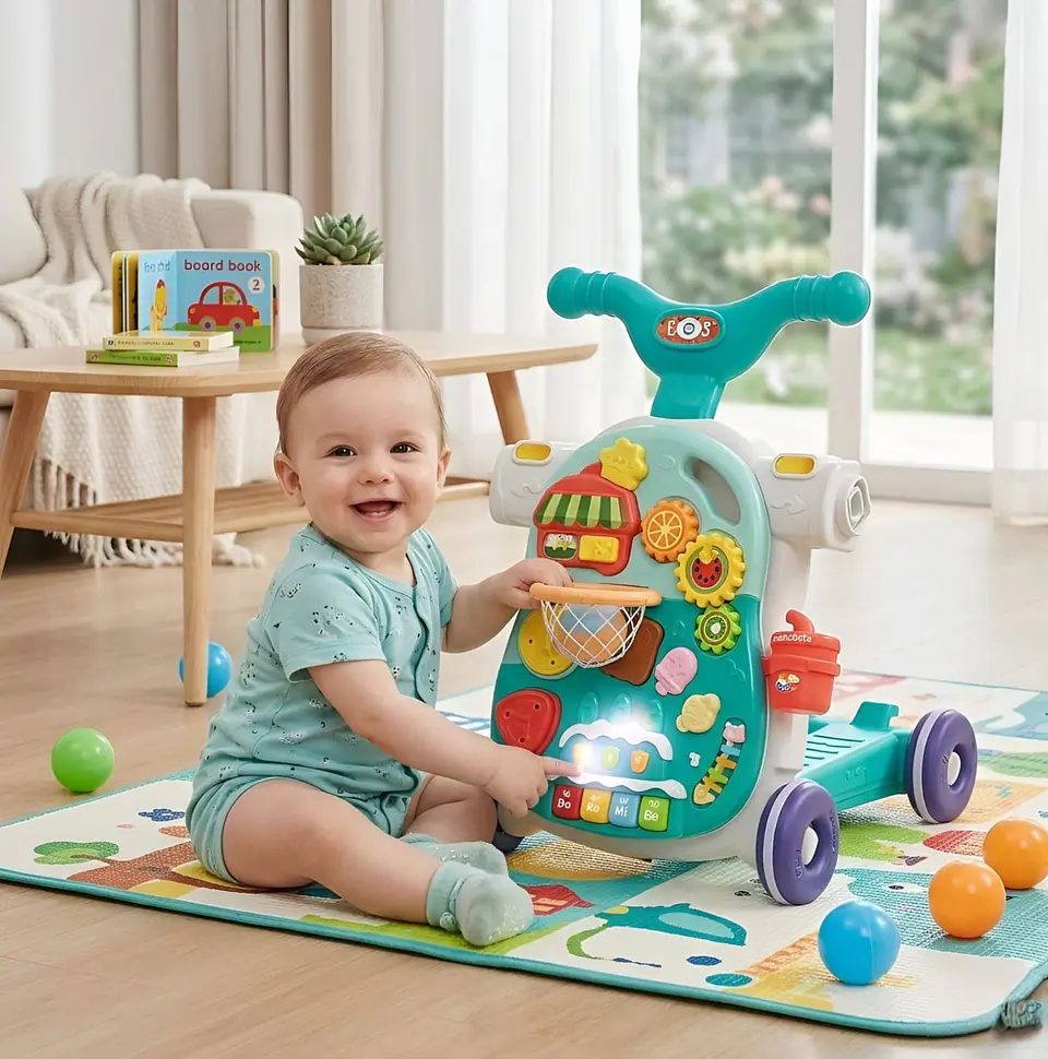 Andador Multifuncional 4 En 1 Centro Actividades Bebé 5