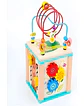Cubo Madera Montessori Laberinto Didáctico Bebés - Miniatura 1
