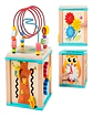 Cubo Madera Montessori Laberinto Didáctico Bebés - Miniatura 5