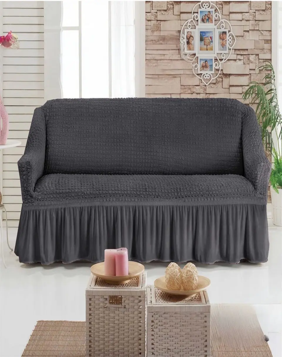 Fundas 3 Cuerpos Texturizadas - Cubre Sillón Turkos D9 3