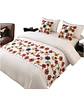 Piecera Bordada para Cama - Sin Fundas de Cojín D10 - Miniatura 1